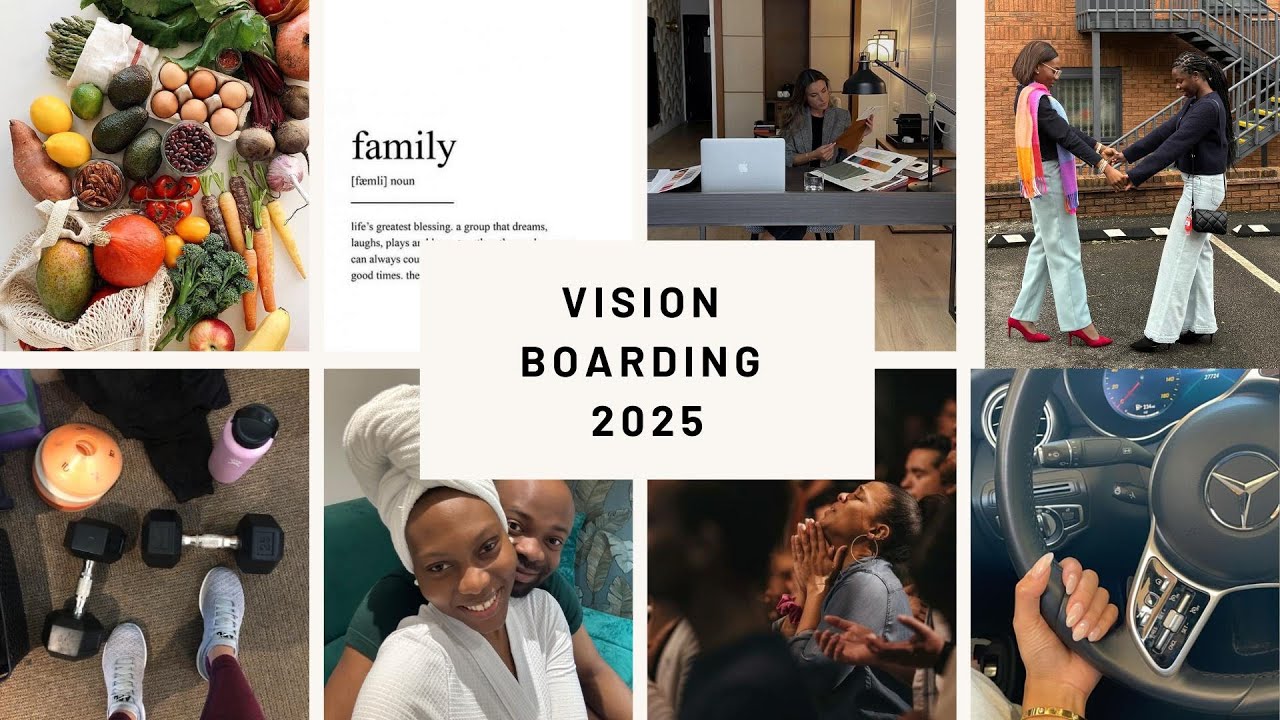 How to make a VISION BOARD that works ✨| 2025 Goal Setting💫