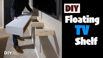 Floating TV Shelf DIY I 4K
