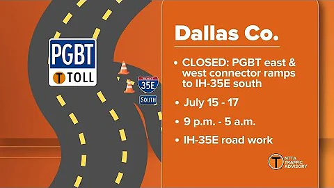 Dual ramp shutdowns on PGBT as TxDOT and NTTA projects overlap in Carrollton