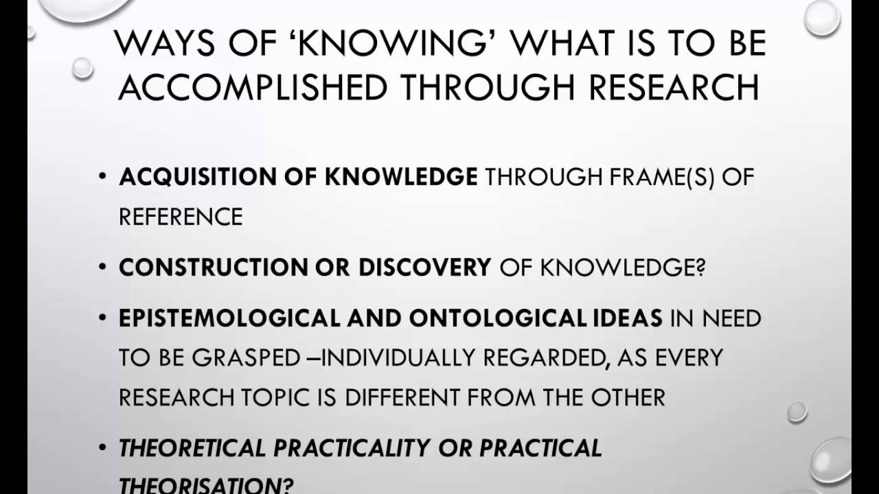 what is in context research