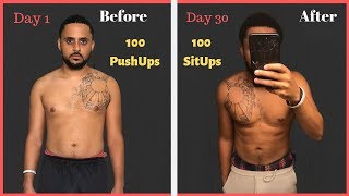 100 Pushups 100 Situps 30 Day Challenge Results