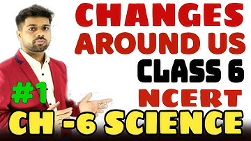 Changes Around Us: Class 6 Science : Chapter 6 I ncert