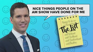 The List: Nice things people on the Morning Show have done for Pat Tomasulo