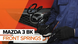 How to replace Springs MAZDA 3 Saloon (BK) Tutorial