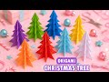 Origami Christmas Trees | How to make a paper Xmas tree | Christmas Crafts