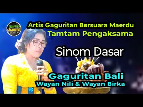 Gaguritan Bali.Artis Gaguritan Bersuara Merdu. Pupuh Sinom Dasar. Wayan Nili \u0026 Wayan Birka.