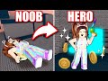 I went from Innocent Noob to HERO in Murder Mystery 2 (Roblox)