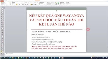 Giải đáp 1001 câu hỏi về SPSS, AMOS, SmartPLS, Tập 3. Dịch vụ số liệu 086 978 6862- nhắn zalo nhé