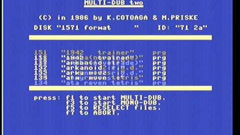 C128DCR, Dolphindos, Tasm, Jiffydos, CPM, keydos, Superchip, Servant