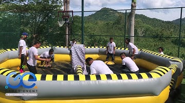 Wipeout Meltdown bangkok inflatables rentals service 0841199989