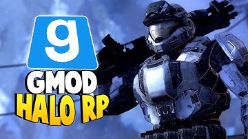 THE BIG BOY SECURITY GUARD - Gmod Halo RP - (ME VS THE SERVER)