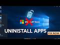 Free Up Space By Uninstalling Microsoft Store Apps on Windows