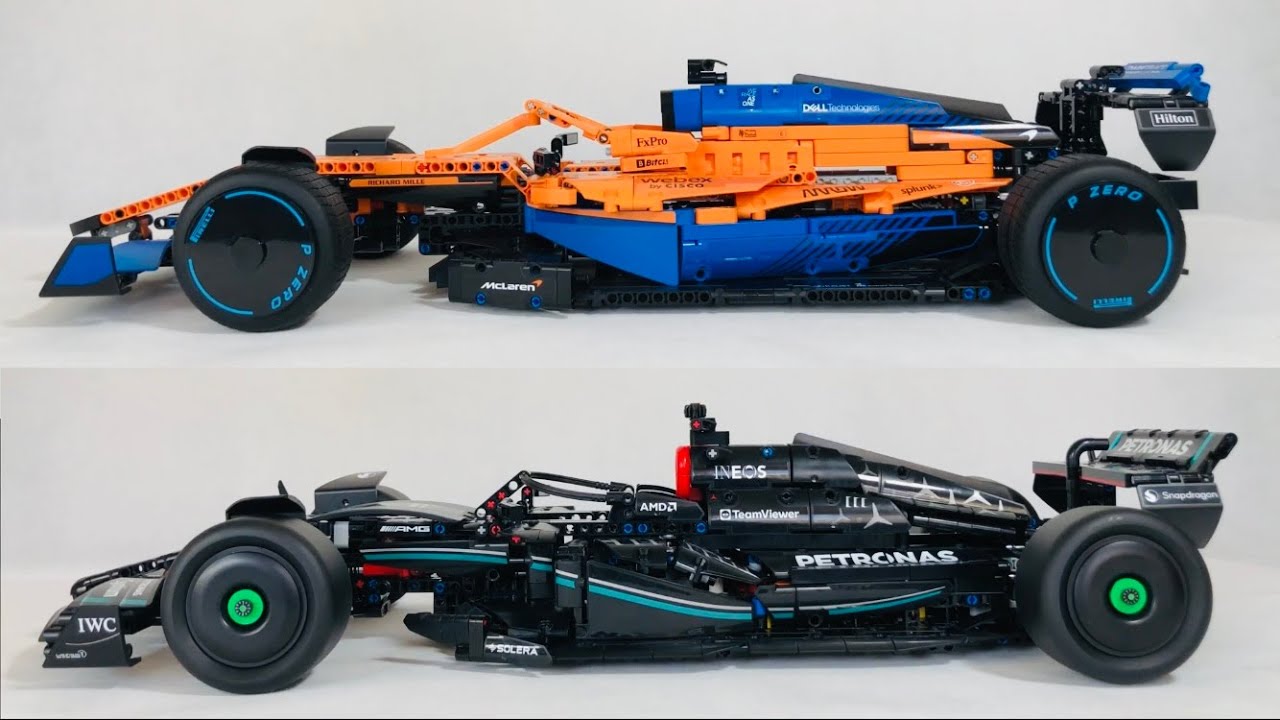 Lego Technic 42171 Mercedes-AMG F1 W14 E Performance vs 42141