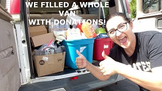 DUMPSTER DIVIN//LIL BIT OF DIVING BUT  A LOT OF DONATING!  WE GOT ATTACKED BY STINK BUGS