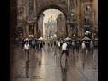 watercolor painting demo by javid