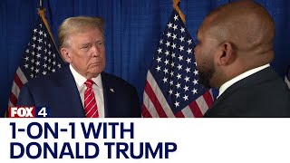 Donald Trump on guns, the border, Ken Paxton - FULL INTERVIEW