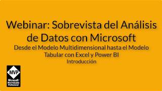 Sobrevista del Análisis de Datos