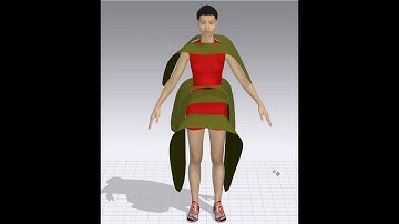 Timelapse of how I created this costume outfit in CLO3D