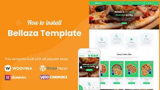 How to install Bellaza - Pizza, Fast Food & Restaurant Website Template