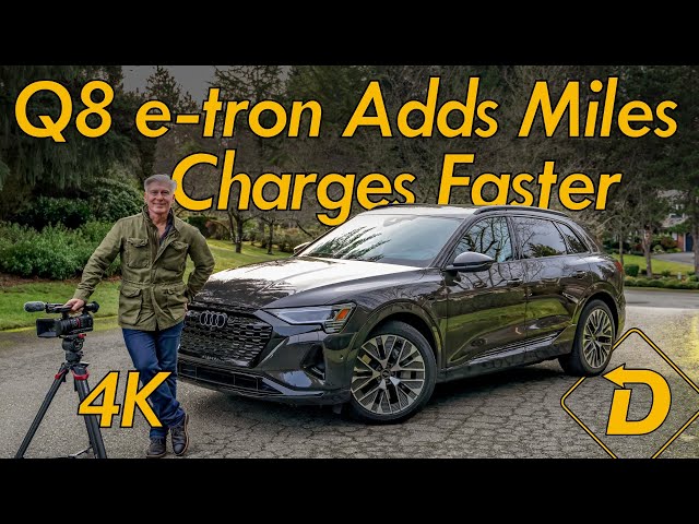 2024 Audi Q8 e-tron EV Adds Range, Charge Speed and Goodness #cars  #automobile #electricvehicle 