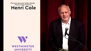 Henri Cole Poetry Reading | Westminster University Henri Cole Poetry Reading | Westminster University