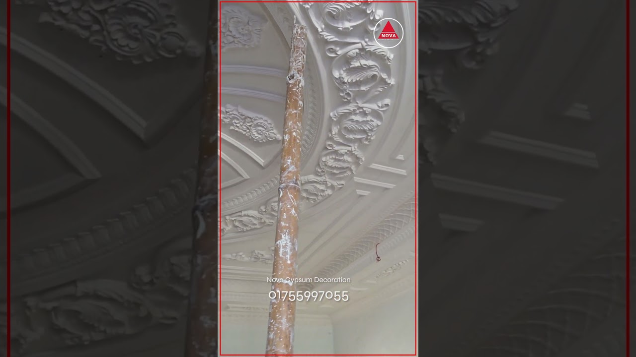 Running project update – Malibagh Victorian False Ceiling  #interiordesign #falseceilingdesign