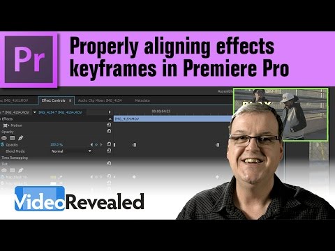 Properly aligning Effects Keyframes in Adobe Premiere Pro