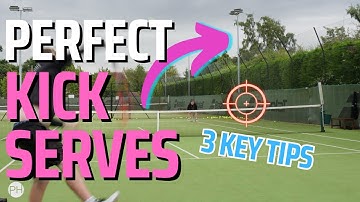 3 STEPS TO A PERFECT KICK SERVE | 3 TIPS | Tennis Serve | Tennis Lesson | Serving | PH Tennis