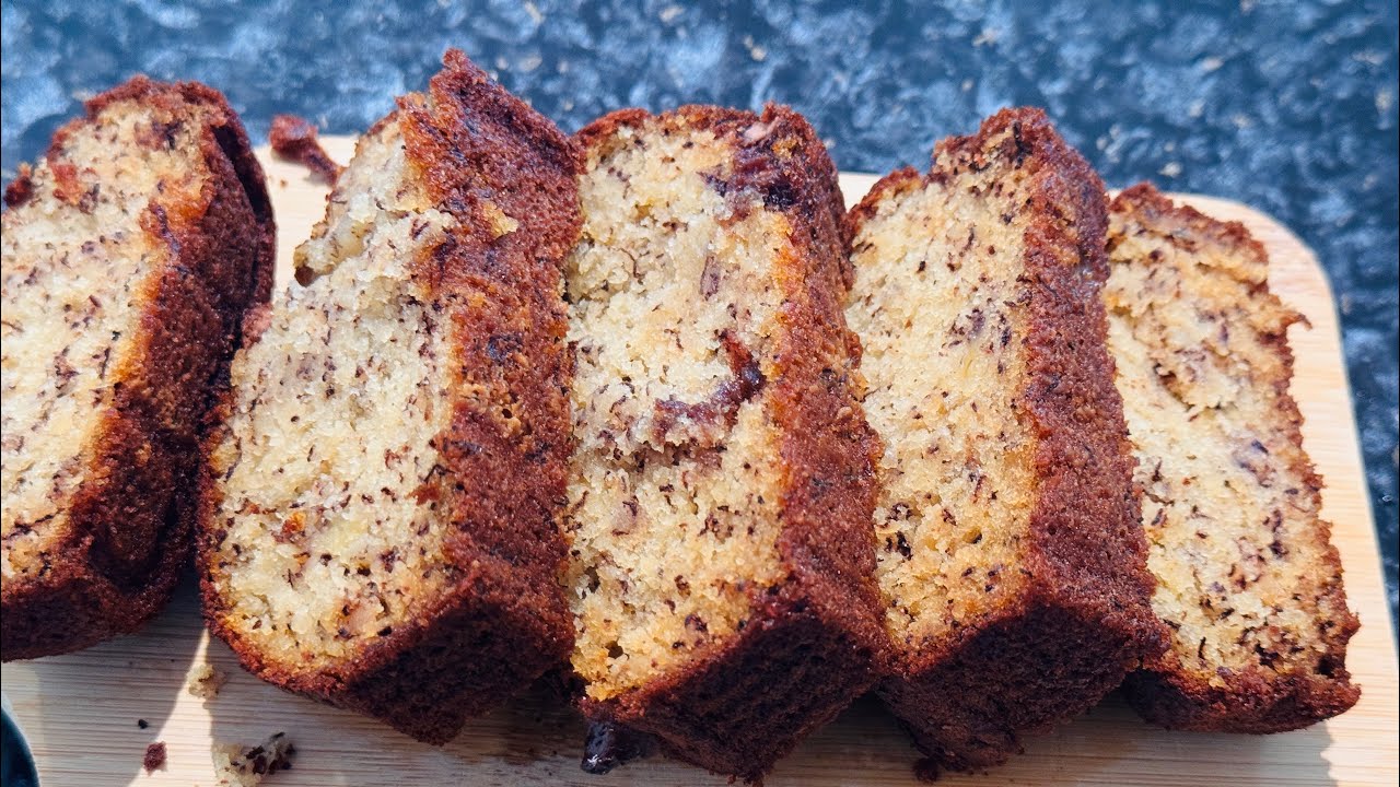 Delicious Banana bread 😋😋#food #cooking #recipe #ripebananarecipe 
