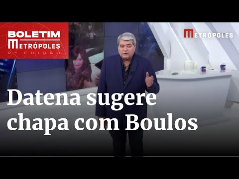 Datena pede para Boulos “peitar” Lula e sugere ser vice do PSol. Veja vídeo | Boletim Metrópoles 2º