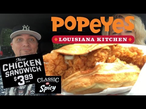 Popeyes Chicken Sandwich & Apple Pie Review