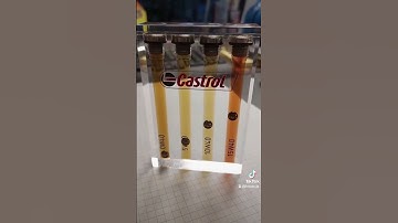 Different oil viscosity.#howitworks #mechanic #garage #interesting #wow #fyp #jkmoto_ie  #castrol