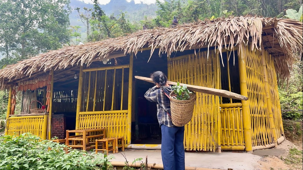 Бездомная мать начинает жизнь в заброшенном доме: строит кухню и собирает картофель