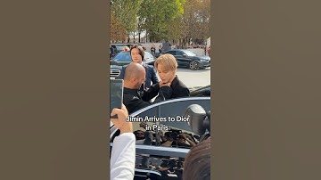 #Jimin Stuns at Dior SS26 Show #pfw2025