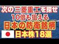 【完全解説!】日本のおすすめ防衛銘柄18選の紹介!