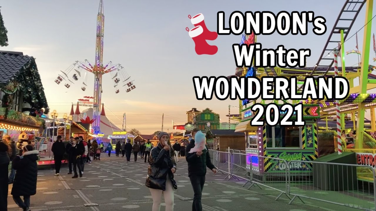 🇬🇧 Winter Wonderland London Christmas 2021 Daytime Visit Walking
