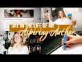 Day in the Life of an Aspiring Author VLOG