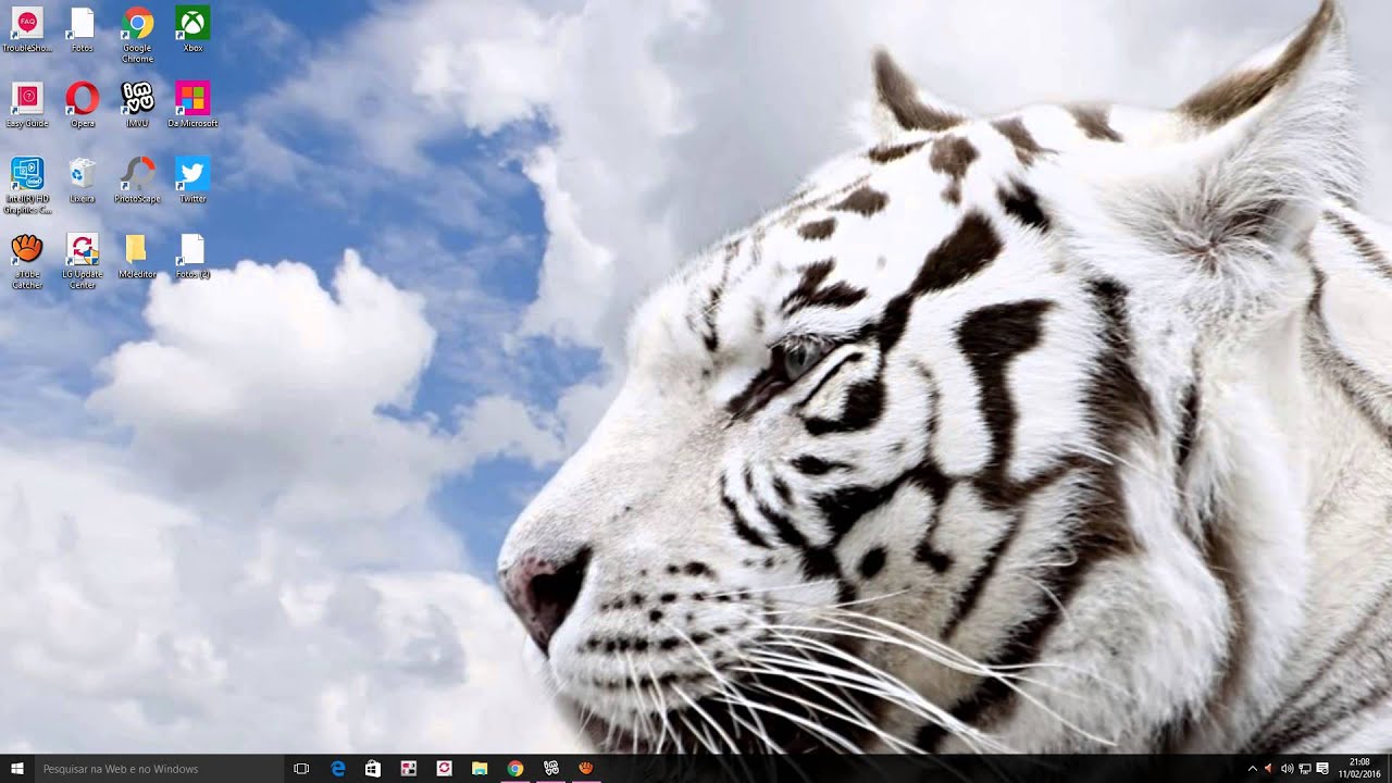como trocar a tela de fundo do seu pc - YouTube