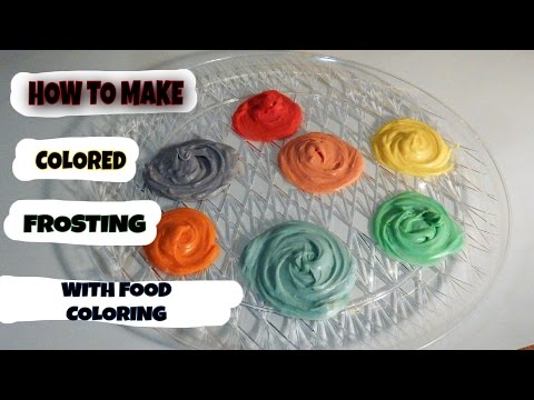 COMO FAZER COLORIDO GEADA COM corante alimentar