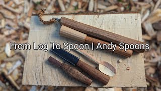 Carving A Spoon (Full Tutorial) | Knots, Mistakes, And How To Fix Them | Andy Spoons