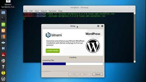 Install Wordpress on Kali Linux localhost