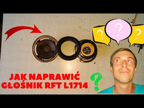 Naprawa głośnika średniotonowego RFT L1714 DDR NRD wschodnie niemcy ...