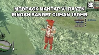 MODPACK MANTAP V1 RAYZN | RINGAN BANGET CUMAN 180MB | GTA SAMP ANDROID/MOBILE