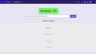 Glossi.fi Security Index - Eth Lisbon 2023