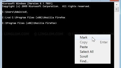 How to copy Command Prompt output to the Windows Clipboard||Copy and Paste in the command prompt