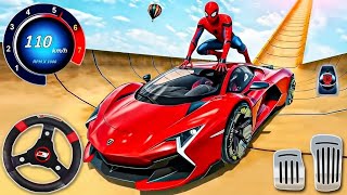 Superhero Car Stunt Mega Ramps - Impossible GT Car Driving Tracks 3D - Android GamePlay screenshot 4