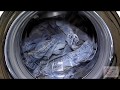 2018 EFLS527UIW Electrolux, Heavy Duty Cycle, Dirty Jeans Test, Max Soil, Max Spin