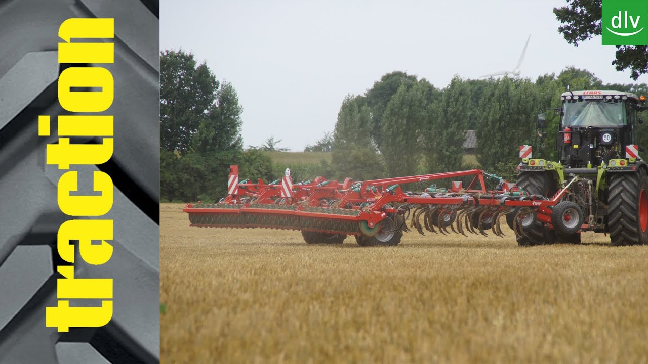 Kverneland Turbo 6500T und 8000T in der traction-Arbeitsprobe