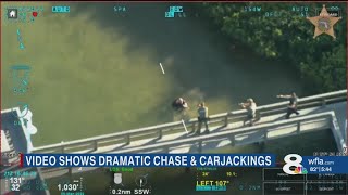 Pinellas County Sheriff's Office releases video of carjacking suspect pursuit