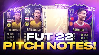 FEATURED TOTW UPGRADES, PREVIEW PACKS & MORE! LAUNCH UPDATE PITCH NOTES! FIFA 22 Ultimate Team